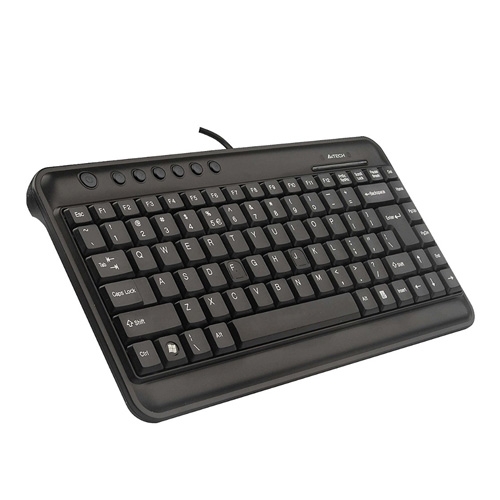 A4 Tech KLS-5 X-Slim Black USB Multimedia Keyboard with Bangla