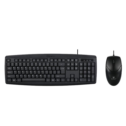 Micropack KM-2003 Black USB Keyboard & Mouse Combo with Bangla