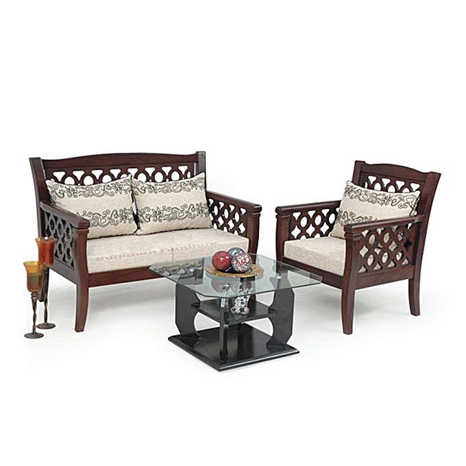 Nurjahan Furniture Flexible Smart Look 3 Pcs Sofa Set  SA-154