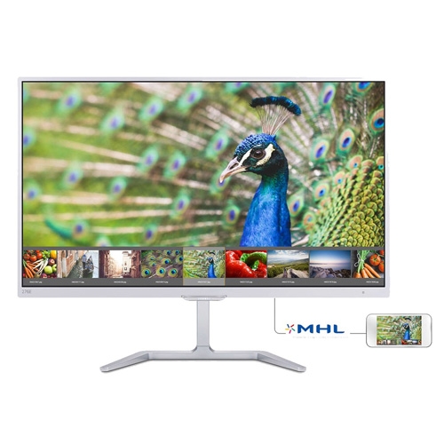 Philips 276E7QDSW/00 27 Inch Full HD Ultra Wide Color PLS LCD Monitor (VGA, DVI-D, MHL-HDMI)