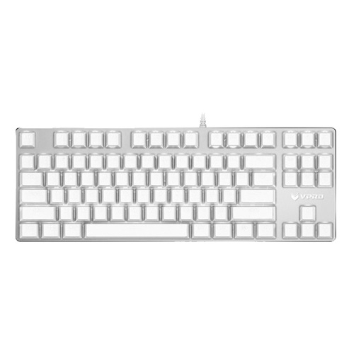 Rapoo VPRO V500S Ice Crystal Backlit Wired White Mechanical Gaming Keyboard