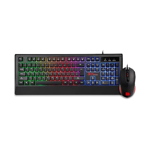 Thermaltake CM-CHC-WLXXPL-US Challenger Combo Lighting Black Gaming Keyboard and Mouse