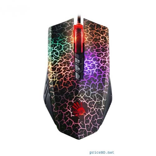 A4 Tech A70 Light Strike Wired RGB Gaming Mouse