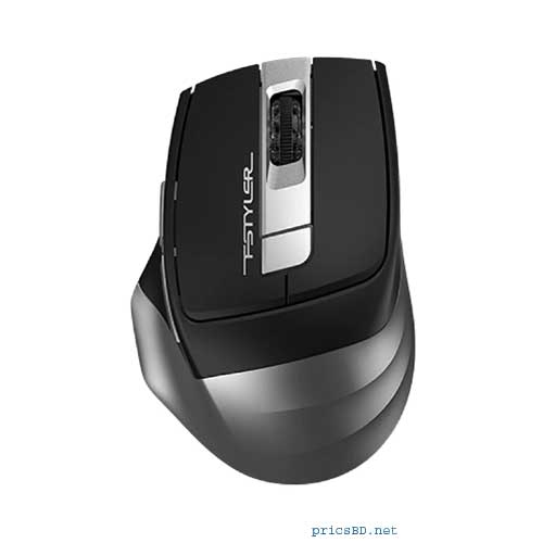 A4 Tech FB35 FStyler Bluetooth Black-Smoky Grey Multimode Optical Mouse