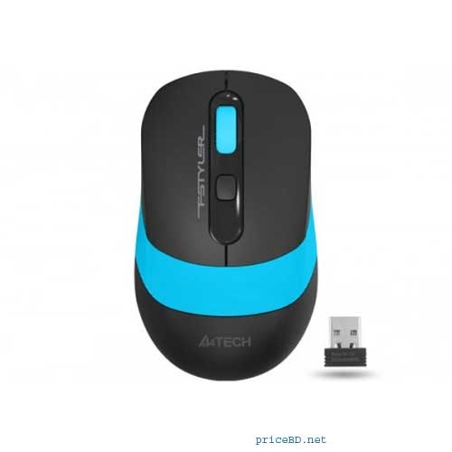 A4 Tech FG10 Black-Blue Wireless Mouse