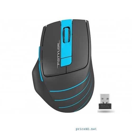A4 Tech FG30 Black-Blue Wireless Mouse