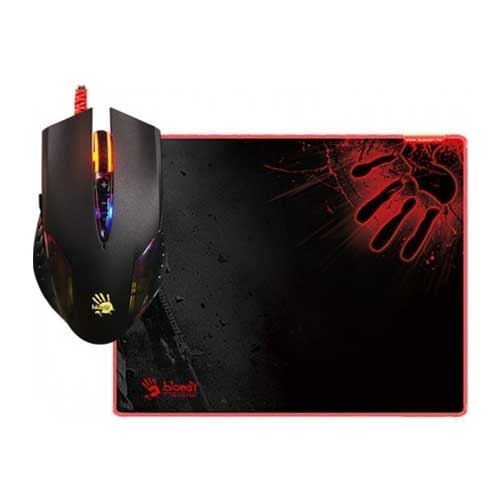 A4 Tech Q5081S Gaming Mouse & Mouse Pad