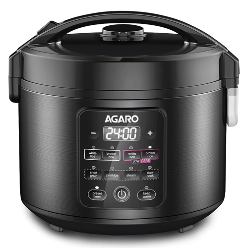 AGARO Regal Electric Rice Cooker Black LED Display