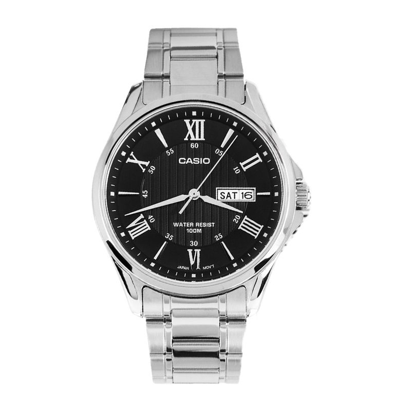 Casio Analog Wrist Watch Stainless Steel For Men MTP-1384D-1AVDF