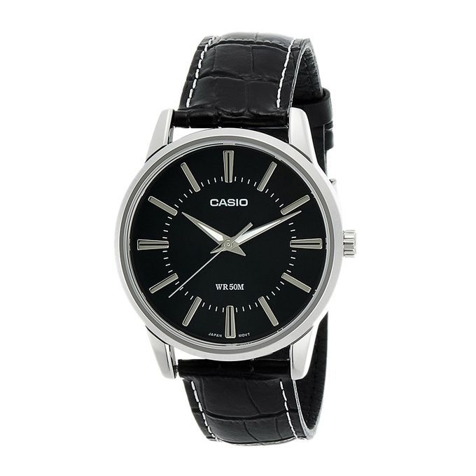 Casio Leather Chronograph Wrist Watch For Men EDIFICE EFR-527L