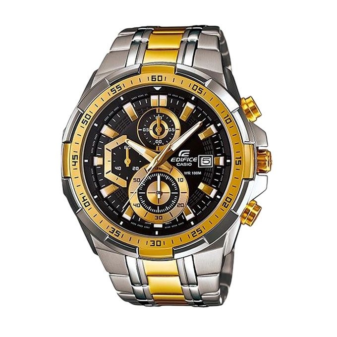 Casio Stainless Steel Chronograph Watch For Men EFR 539SG 1AVUD
