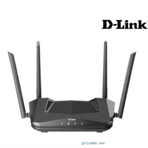 D-Link DIR-X1560 EXO AX AX1500 Wi-Fi 6 Router - Black