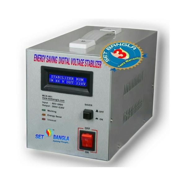 Digital Power Saving 50/60Hz Voltage Stabilizer EDS-650VA