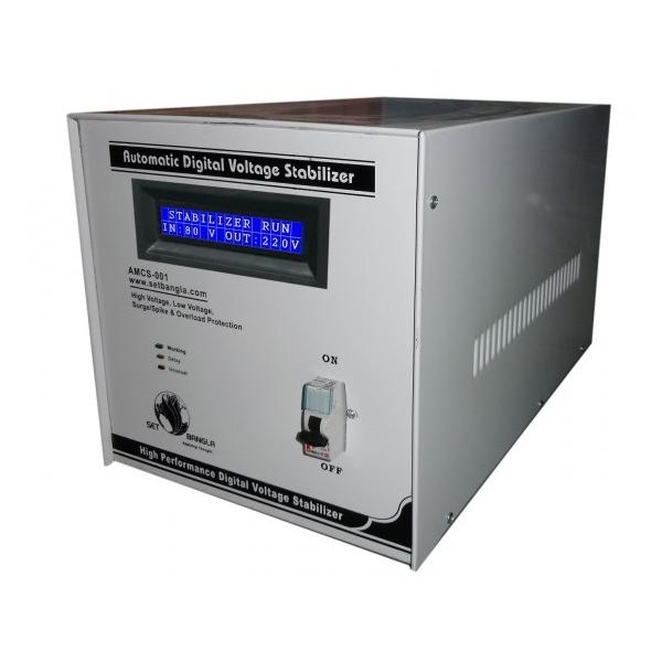Digital Short Circuit Protection Voltage Stabilizer 5KVA