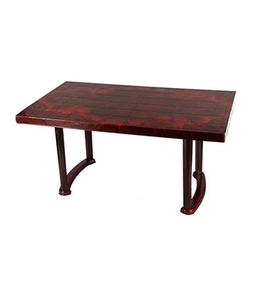 DPL 6 Seat Decorate Plus Table Classic Rose Wood 82452