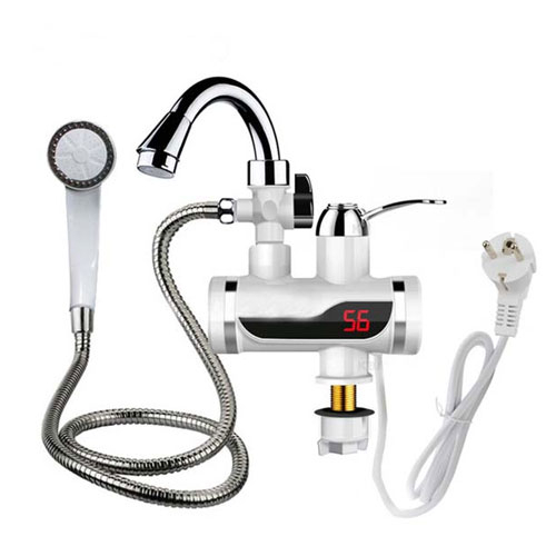 Electric 3000W Instant Hot Water Tap With Hand Shower