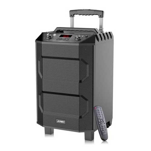 F&D T5 Digital FM Trolley PA System with Wireless Microphone