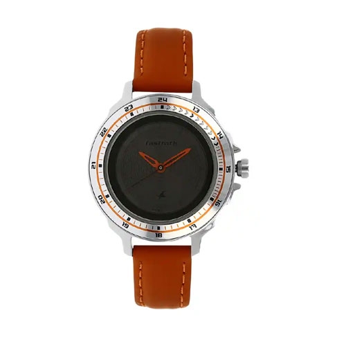 Fastrack Leather Strap Watch 6135SL01C