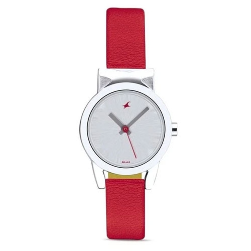 Fastrack Leather Strap Watch NG6088SL02C