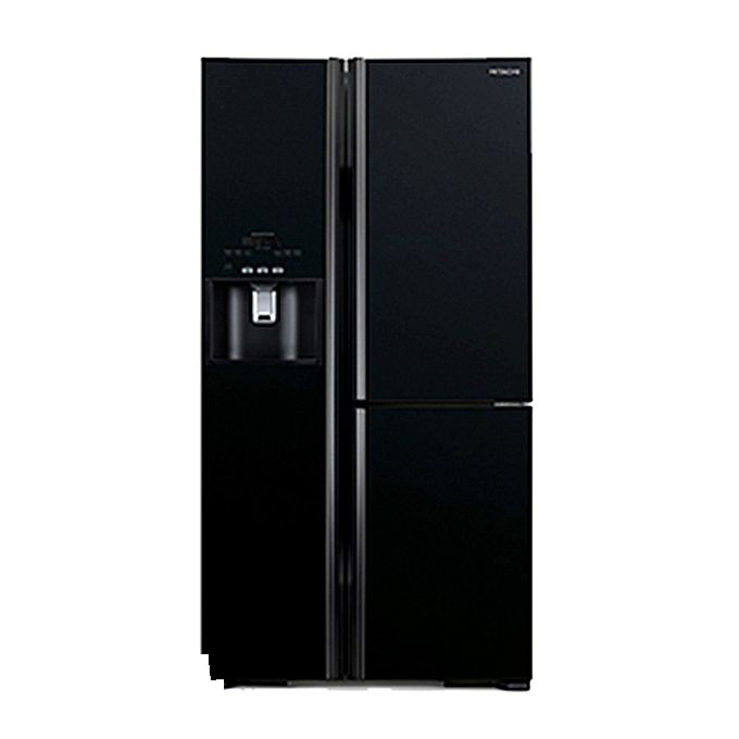 Hitachi Water Dispenser 3 Door Refrigerator R-M800GP2PB GBK