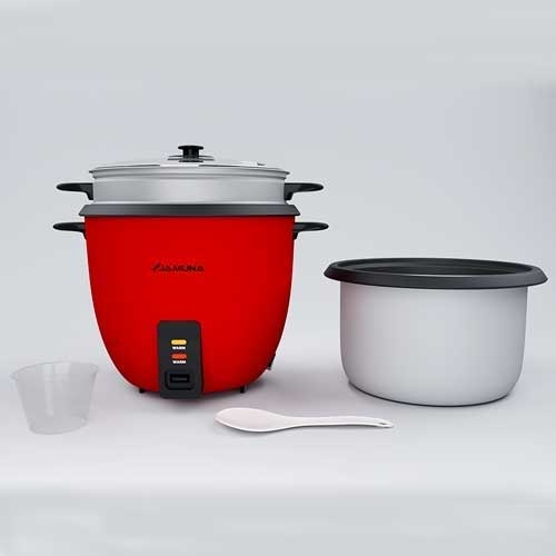 Jamuna JRC-280 Red Double Pot Rice Cooker
