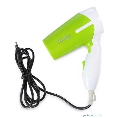 KEMEI KM-6830 electric folding compact travel hair dryer