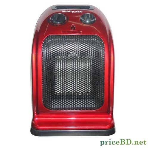 Miyako Electric Room Heater PTC-10M Red 4 in 1