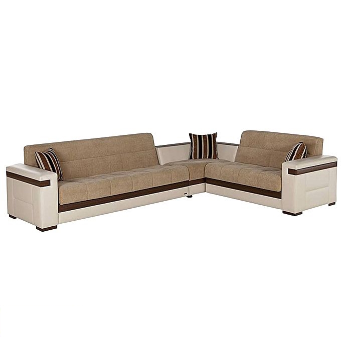 Nurjahan Furniture American Design L Shape Corner Sofa Set  SA-137