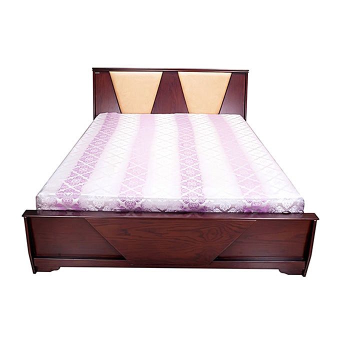 Nurjahan Furniture Malaysian Processed Wood Semi-Box Design Bed  BD-140