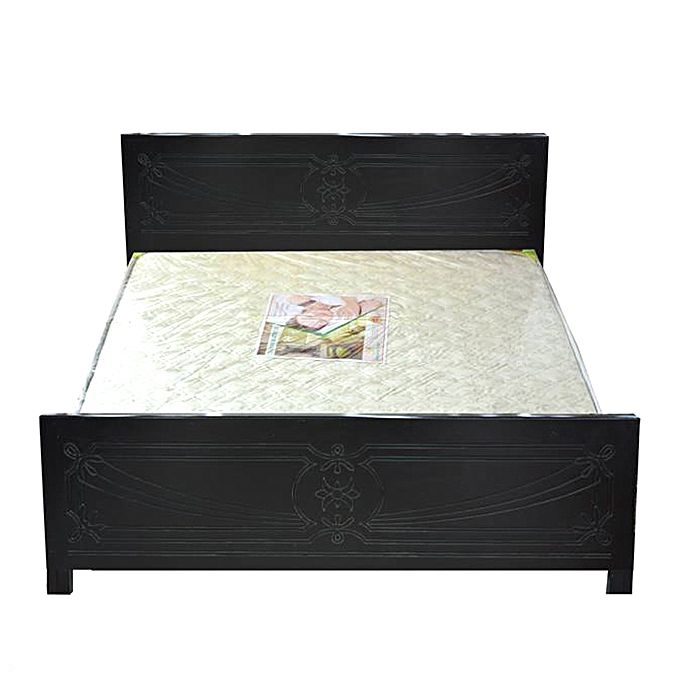 Nurjahan Furniture  Malaysian Processed Wood Semi-Box Design Bed BD-145