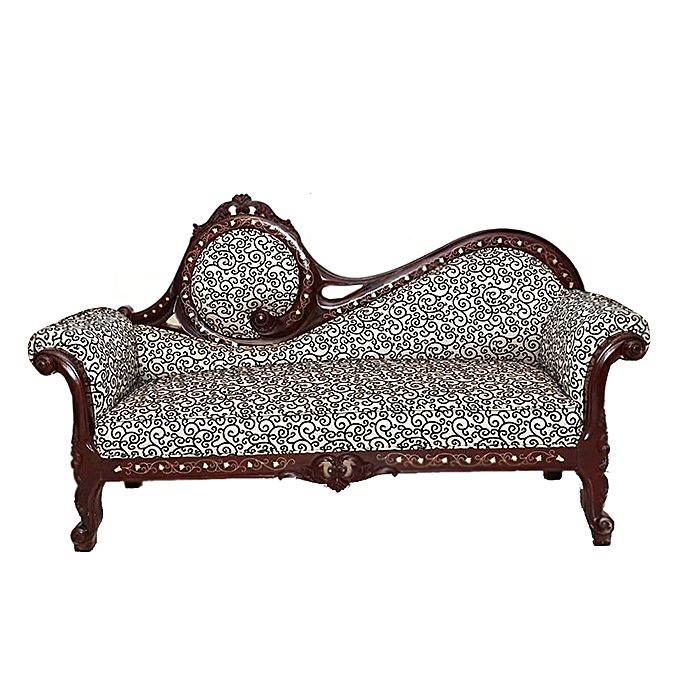 Nurjahan Furniture Malaysian Processed Wood Slim Fit Design Divan Sofa  DV 38
