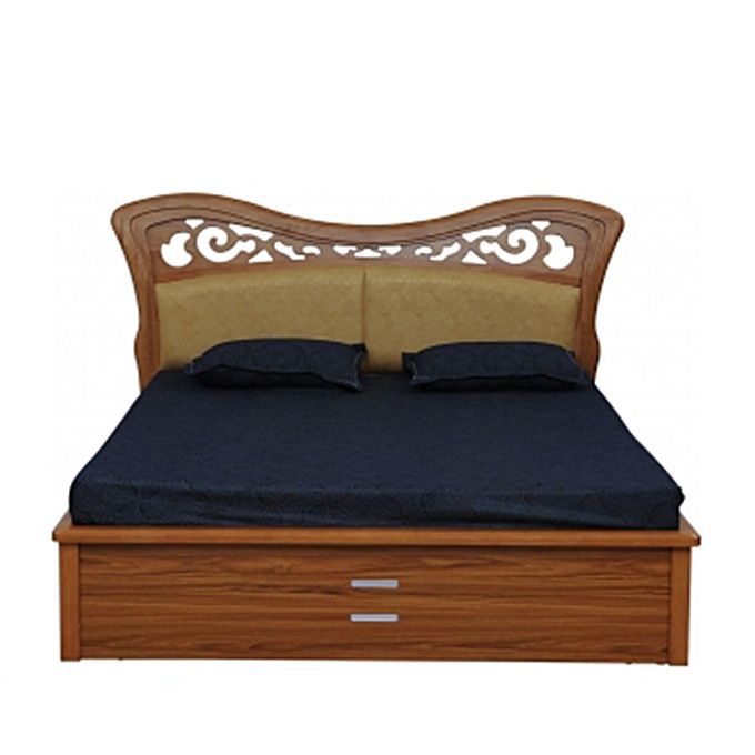 Nurjahan Furniture Stylish Semi-Box Bed BD-36