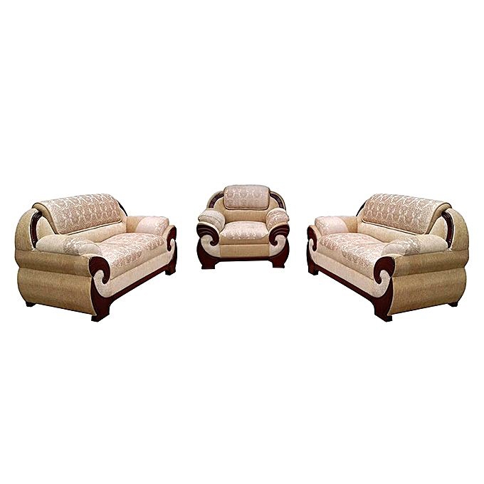 Nurjahan Furniture Wooden Sofa Set with Godi Design  SA-339