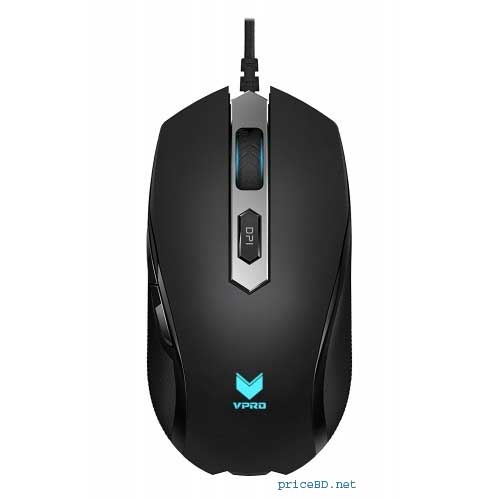 Rapoo V210 VPRO Black RGB Stylish Gaming Mouse