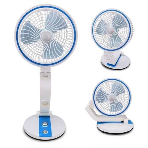Rechargeable Folding Table Fan With Light SS6012