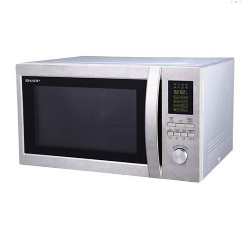 Sharp R-45BT-ST Hot and Grill Microwave Oven - 43 Liter - Silver and Black