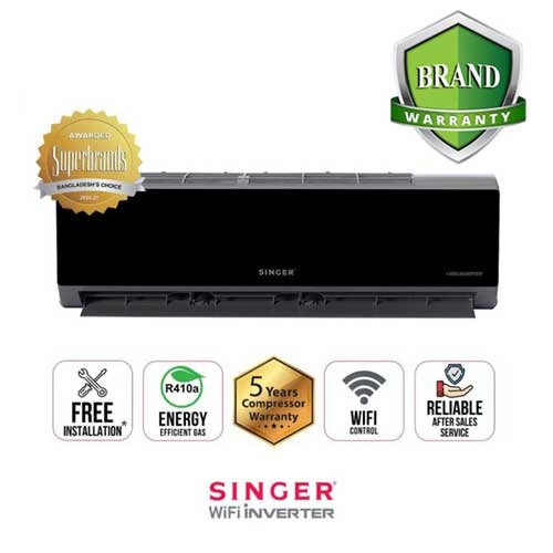 Singer Air Conditioner 1.0 Ton Wifi Inverter (Hot & Cool)