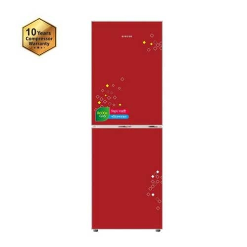 Singer Refrigerator 186 Ltr Singer (Red)