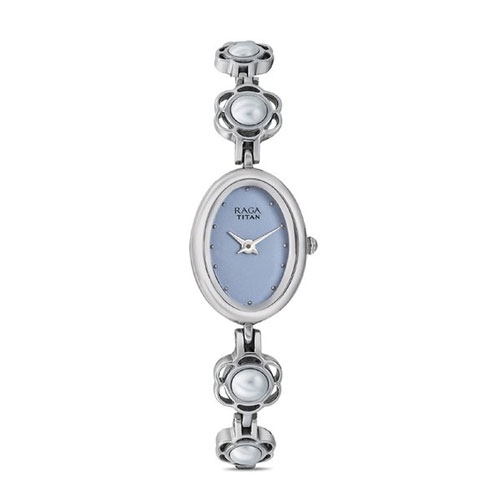 Titan Stainless Steel Analogue Wrist Watch For Women 2511SM07