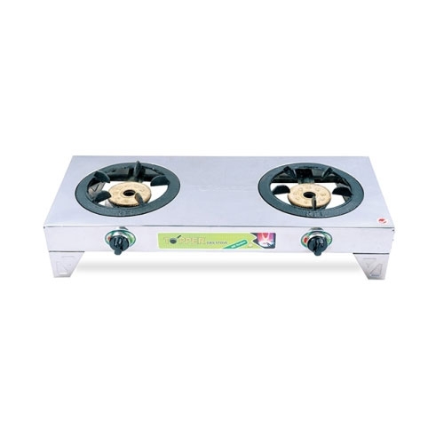 Topper Gas Stove Double SS GS LPG S-206