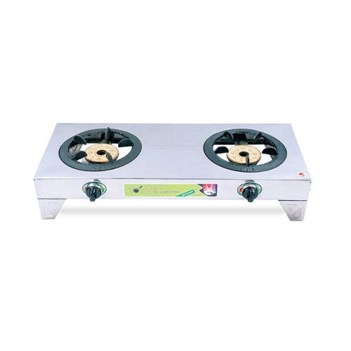 Topper Gas Stove Double SS GS NG S-206