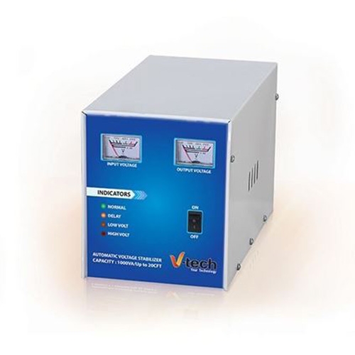 V-Tech Automatic Voltage Stabilizer 600VA Upto 12 CFT 842078