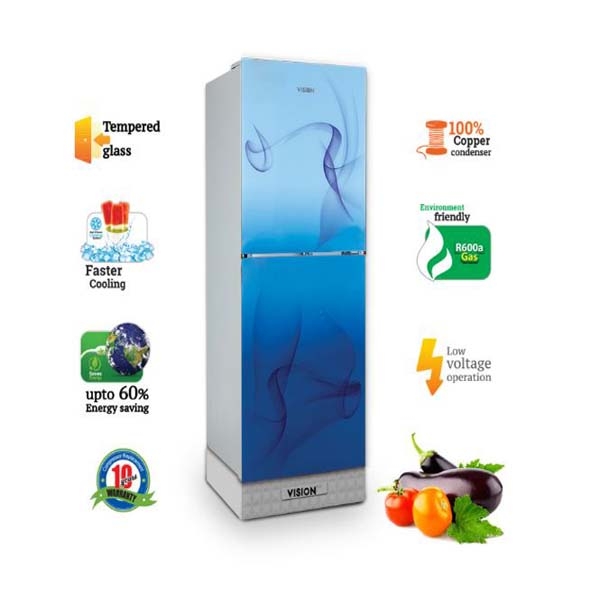 VISION GD Refrigerator RE 262L Blue Mist 3D TM