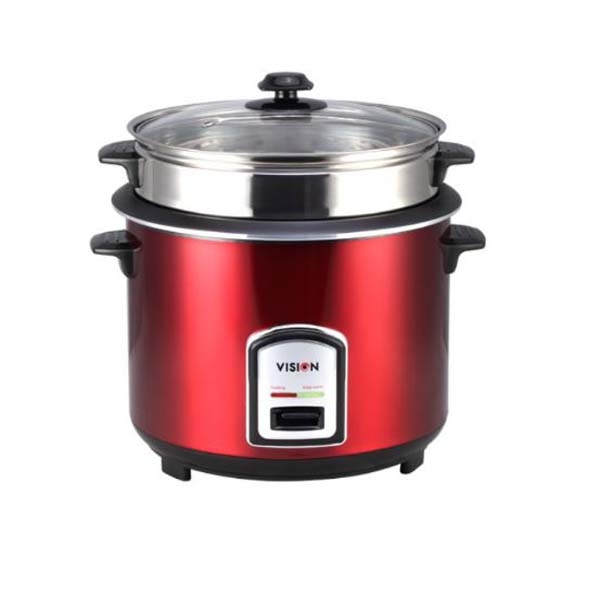 Vision Rice Cooker 1.8 L REL 40 06 SS Red (Double Pot)