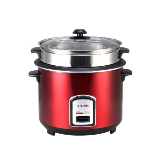 VISION Rice Cooker RC- 3.0L REL-50-05 SS Red (Double Pot)