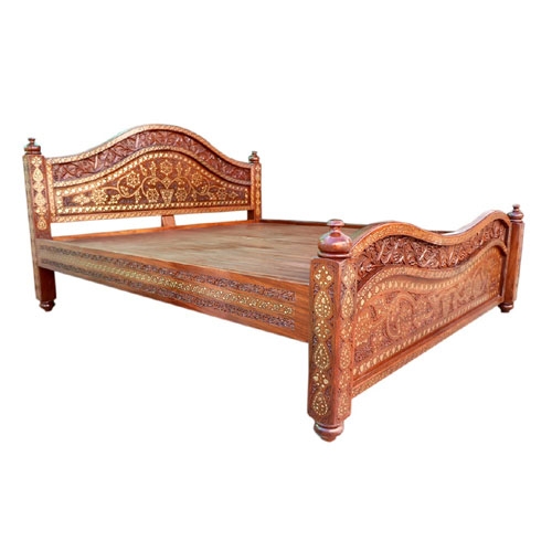 Wood Art Bed HNZ-105-111-A1 ( 00-271)